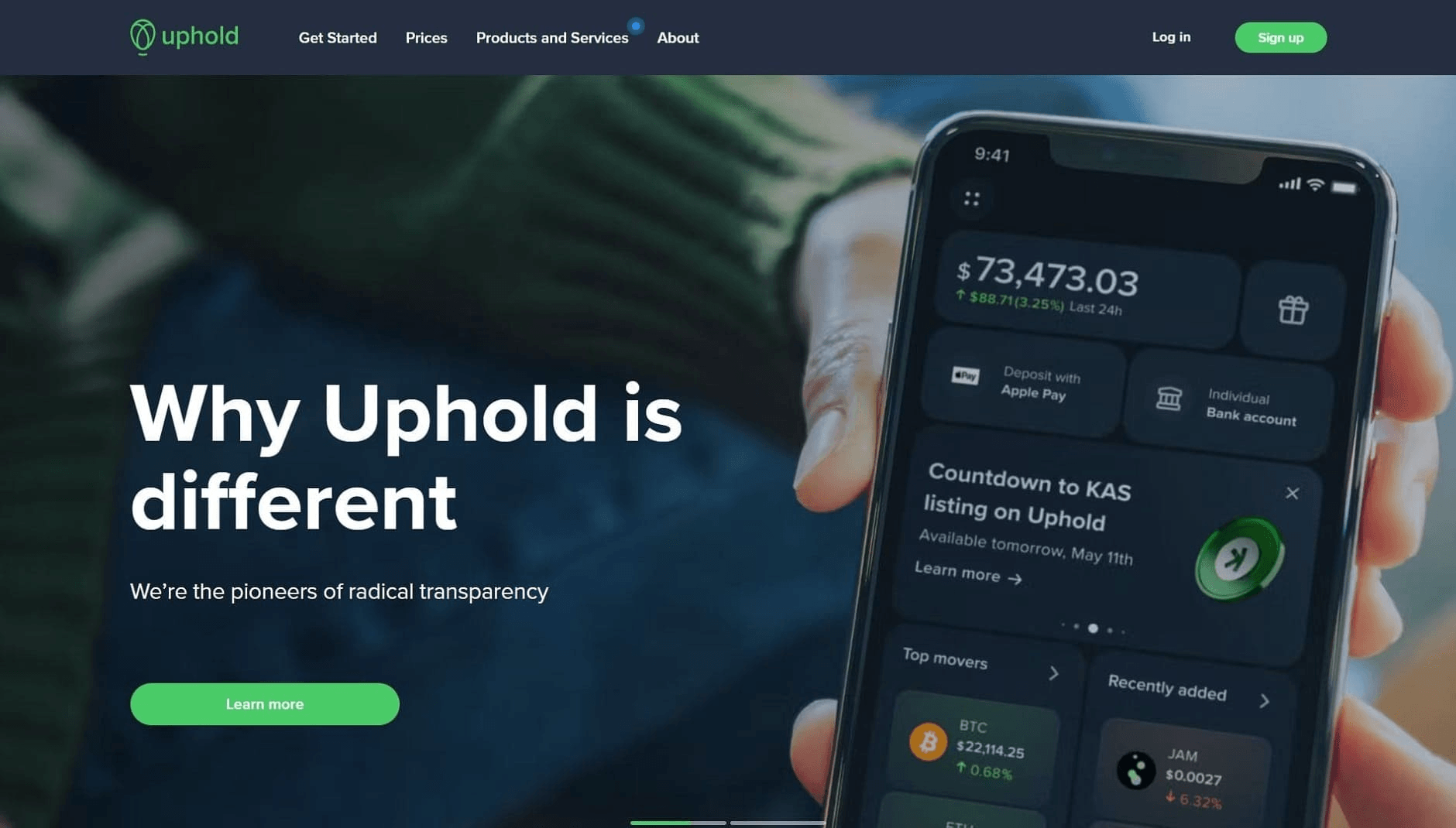 Log In | Uphold® | Buy & Sell Crypto & Metals | UPHOLD LOGIN